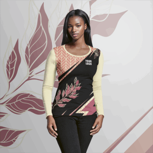 Ladies Long Sleeve T-Shirt Custom Design