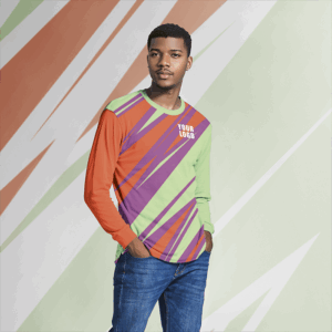 Mens Long Sleeve T-Shirt Custom Design