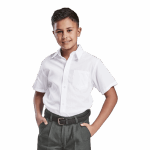 Unisex Short Sleeve School Shirt